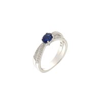 Anello Mirco Visconti Donna Anelli Colore in Oro bianco Zaffiro 0.61 Ct LF139/Z - LF139/Z